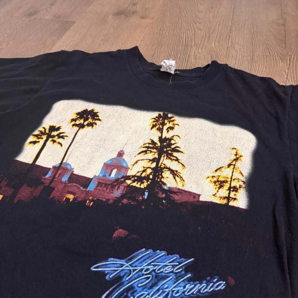 Anvil Eagles Tour 2008 Hotel California T-Shirt Men's M Black